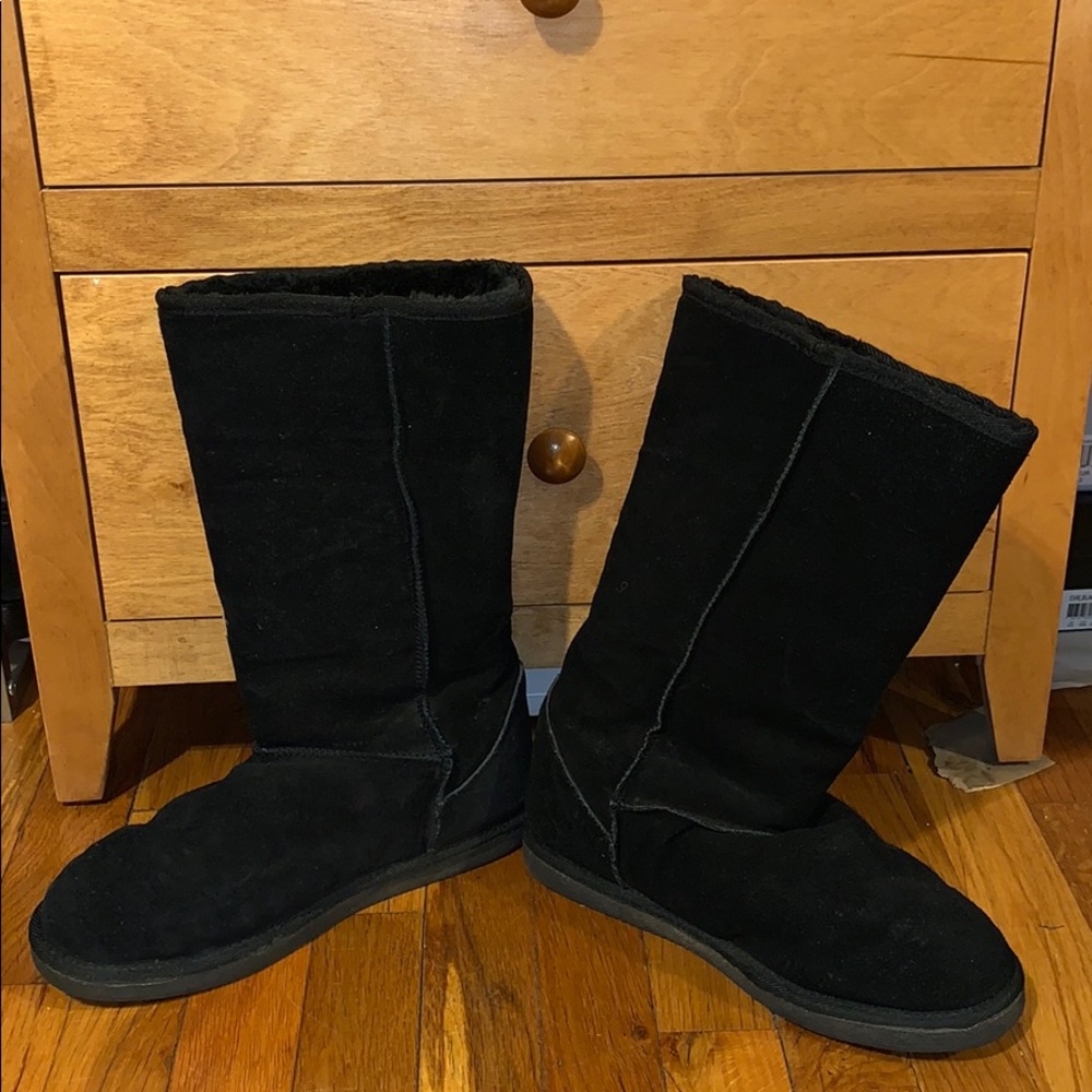 Black warm & cozy boots